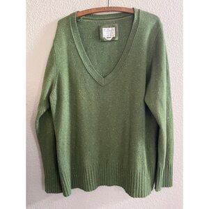 Old Navy Green V Neck Sweater Women’s Size XXL